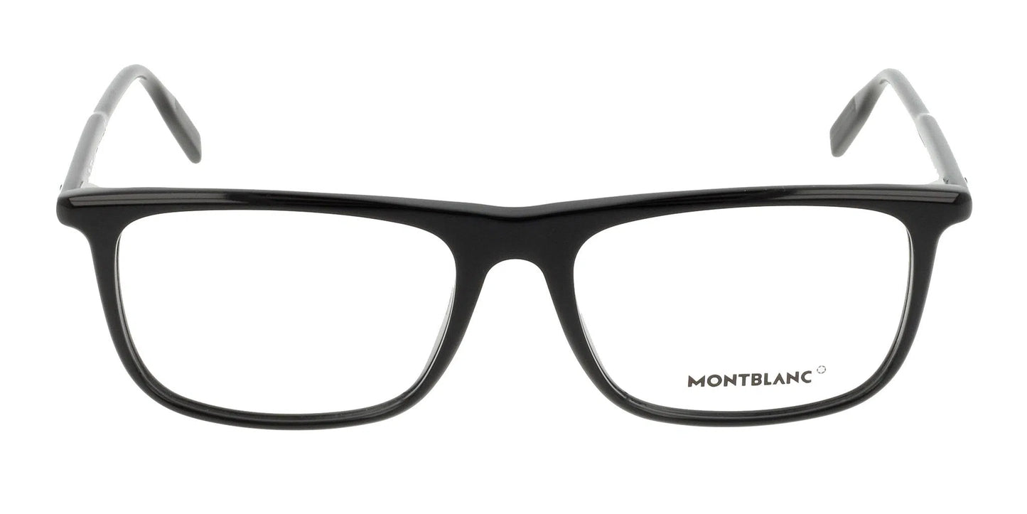 Lente Oftálmico Montblanc MB0012O Negro-Ópticas LUX, Ve Más Allá