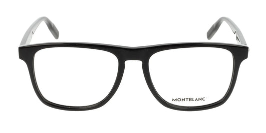 Lente Oftálmico Montblanc MB0014O Negro-Ópticas LUX, Ve Más Allá