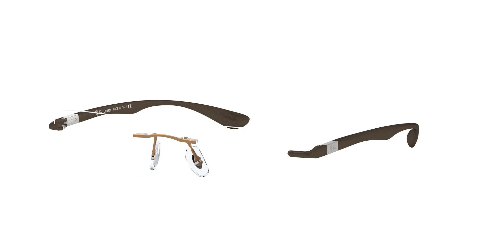 Lente Oftálmico Ray Ban RX8724 Café-Ópticas LUX, Ve Más Allá