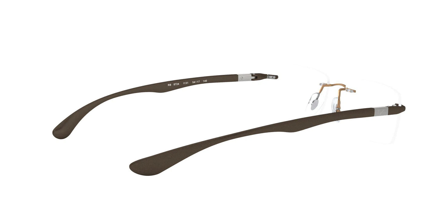 Lente Oftálmico Ray Ban RX8724 Café-Ópticas LUX, Ve Más Allá