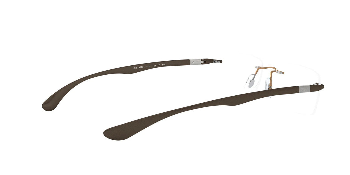 Lente Oftálmico Ray Ban RX8724 Café-Ópticas LUX, Ve Más Allá