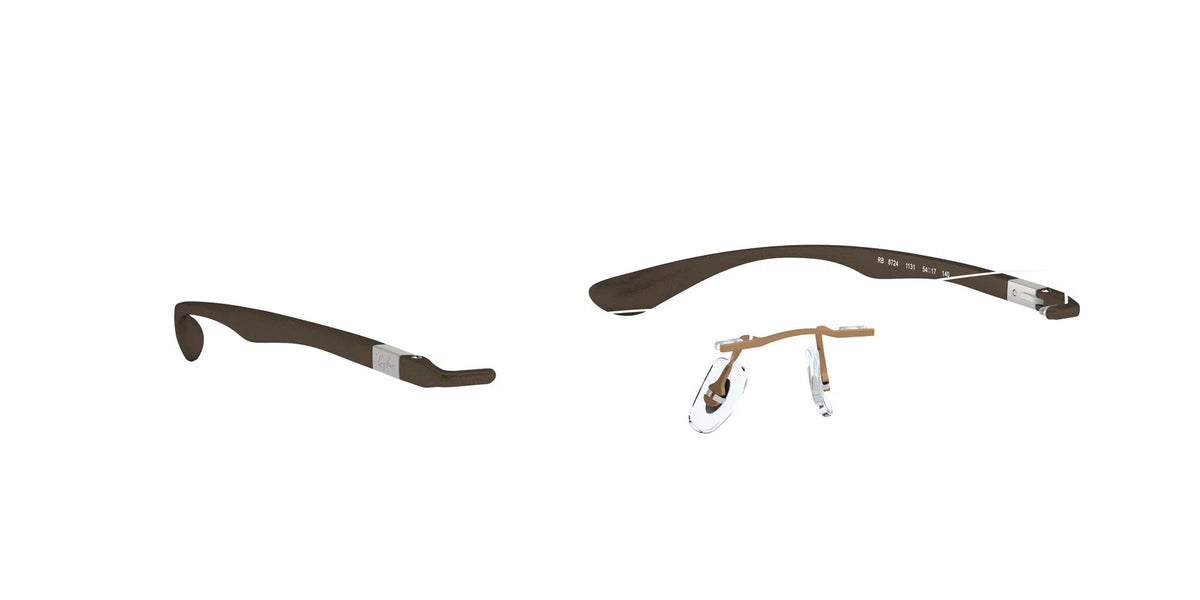 Lente Oftálmico Ray Ban RX8724 Café-Ópticas LUX, Ve Más Allá
