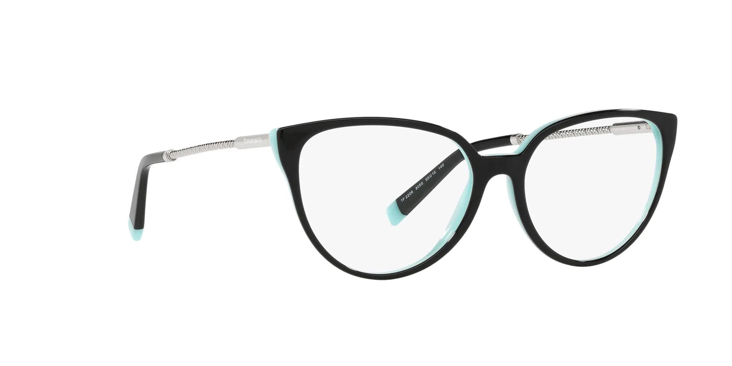 Lente Oftálmico Tiffany TF2206 Negro-Ópticas LUX, Ve Más Allá