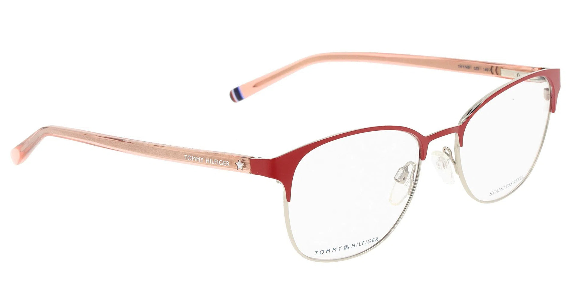 Lente Oftálmico Tommy Hilfiger TH1749 Rojo-Ópticas LUX, Ve Más Allá