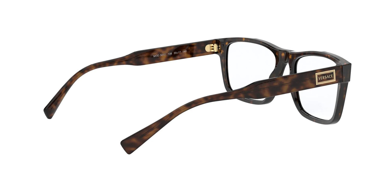 Lente Oftálmico Versace VE3277 Havana-Ópticas LUX, Ve Más Allá