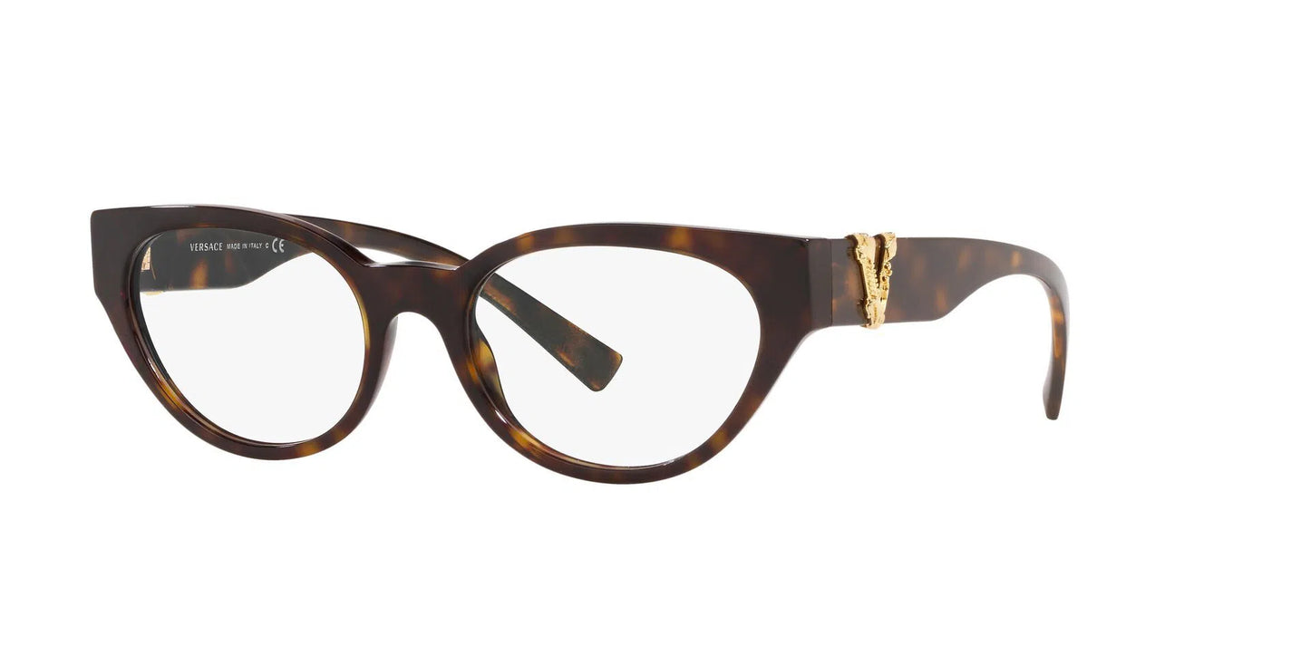 Lente Oftálmico Versace VE3282 Havana-Ópticas LUX, Ve Más Allá