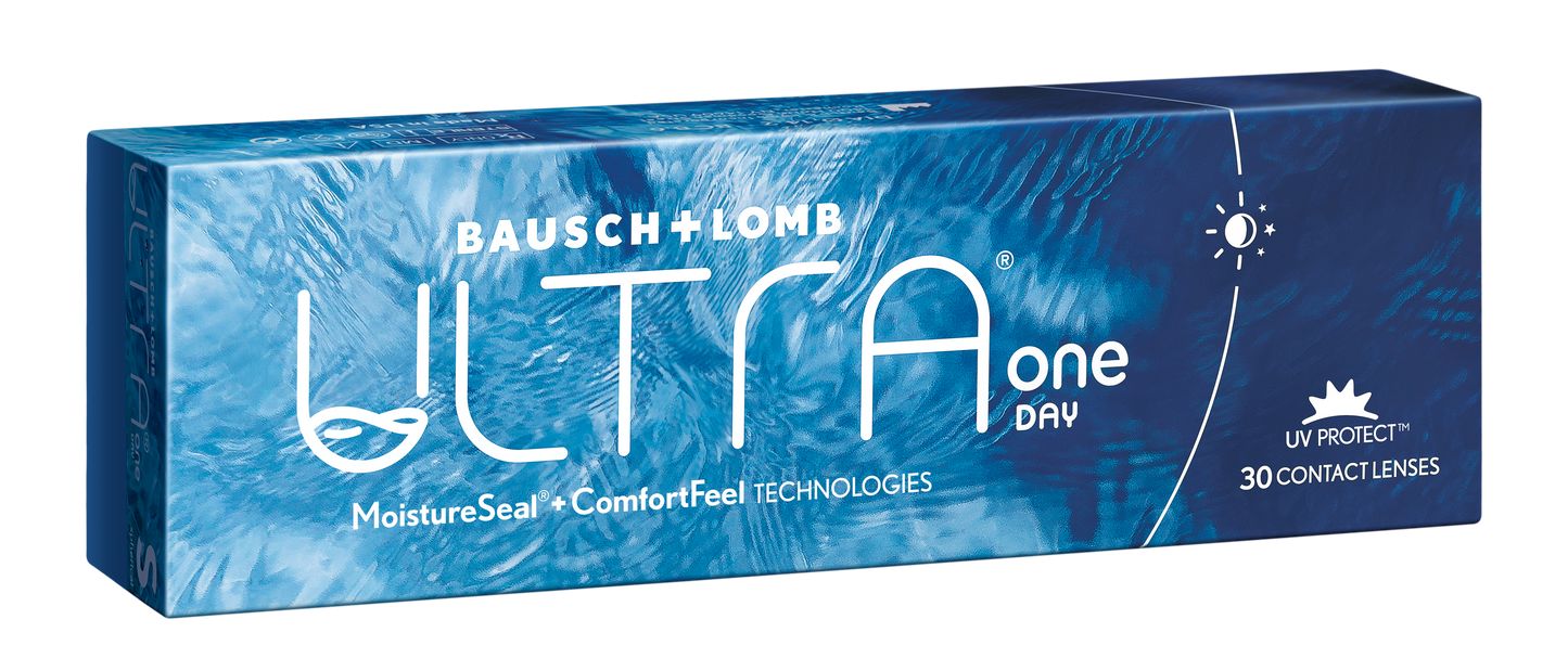 Lentes de Contacto Ultra 1-Day Esférico para Miopía o Hipermetropía