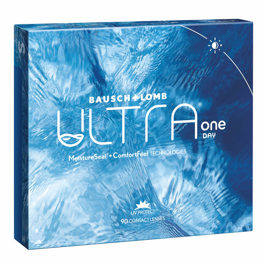 Lentes de Contacto Ultra 1-Day Esférico 90 para Miopía o Hipermetropía