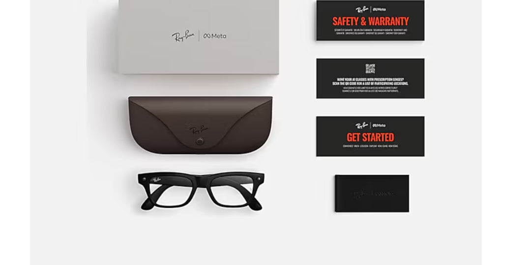 Lente Oftálmico Ray Ban Meta Blayzer Gen. 2 Gris
