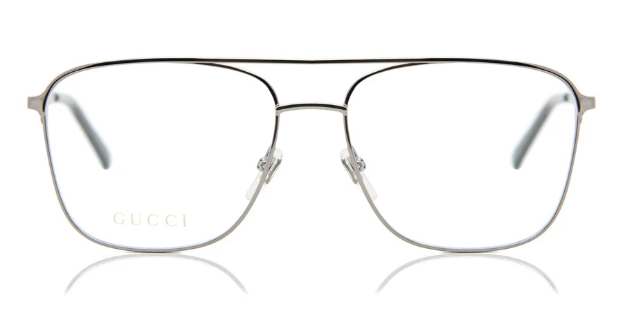 Lente Oftálmico Gucci GG0833O Plata-Ópticas LUX, Ve Más Allá