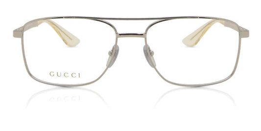 Lente Oftálmico Gucci GG0986O Plata-Ópticas LUX, Ve Más Allá