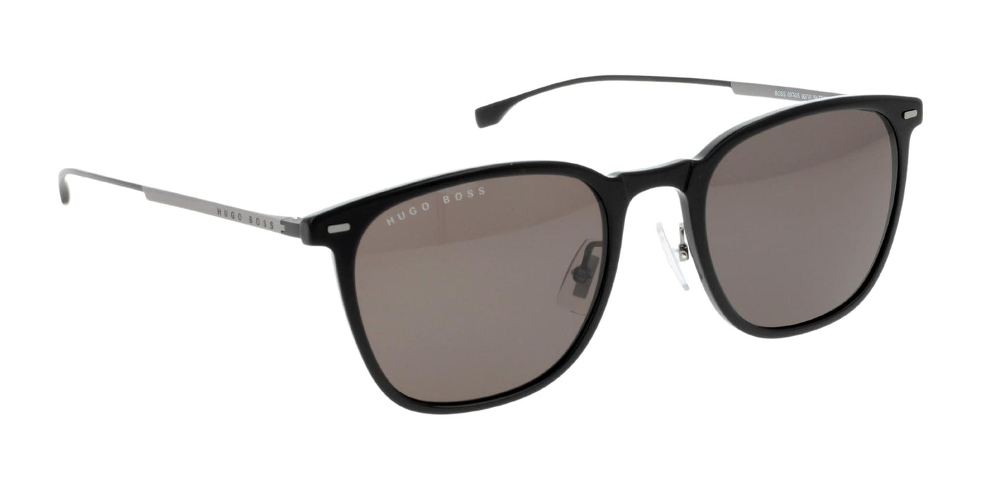 Lente Solar Boss BOSS0974/S Negro-Ópticas LUX, Ve Más Allá