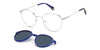 Lente Oftálmico Polaroid PLD6158 Blue Block + Clip On Azul-Ópticas LUX, Ve Más Allá