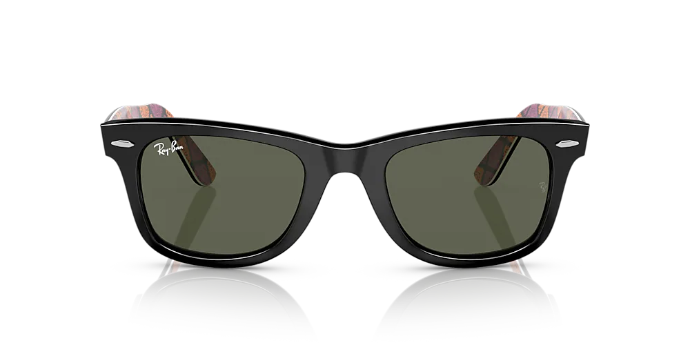 Lente Solar Ray Ban Wayfarer RB2140 Día de Muertos-Ópticas LUX, Ve Más Allá