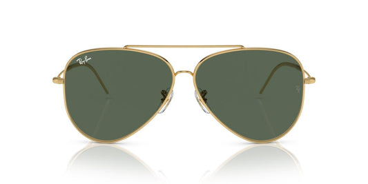 Lentes de Sol Ray Ban RBR0101S Aviator Reverse Dorado