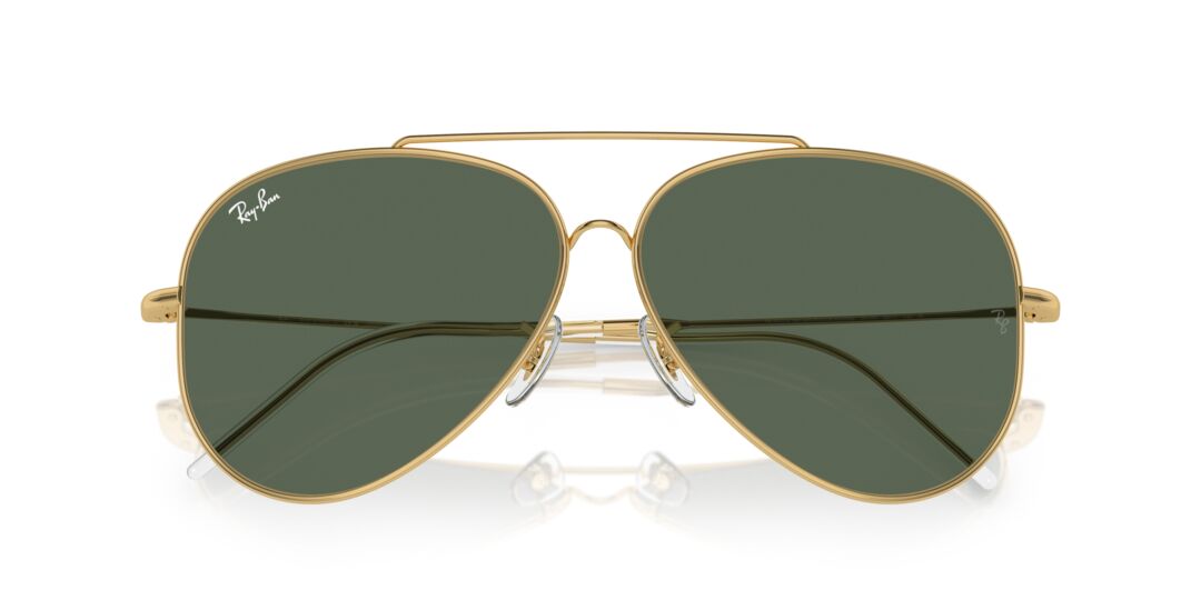 Lente Solar Ray Ban RBR0101S Aviator Reverse Dorado