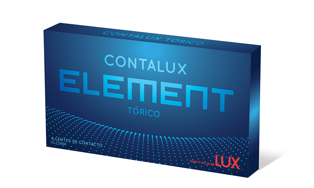 Lentes de Contacto Contalux Element tórico para Astigmatismo-Ópticas LUX, Ve Más Allá