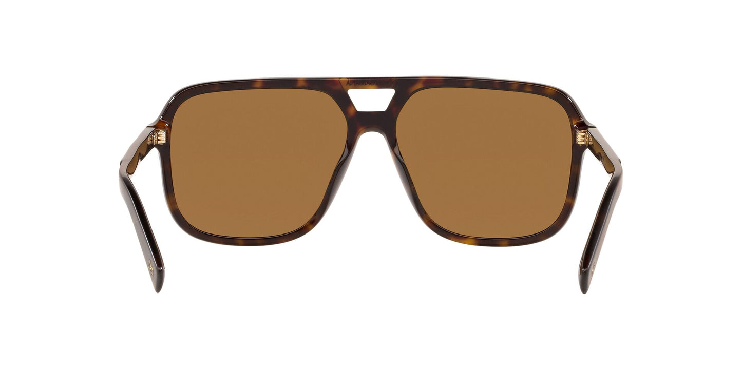 Lente Solar Dolce Gabbana DG4354 Havana-Ópticas LUX, Ve Más Allá